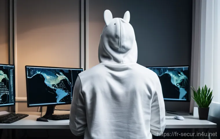 정보보안학 보안 취약점 스캐닝 - **Digital Health Check-up:** A highly detailed image of a cybersecurity expert, either male or femal...